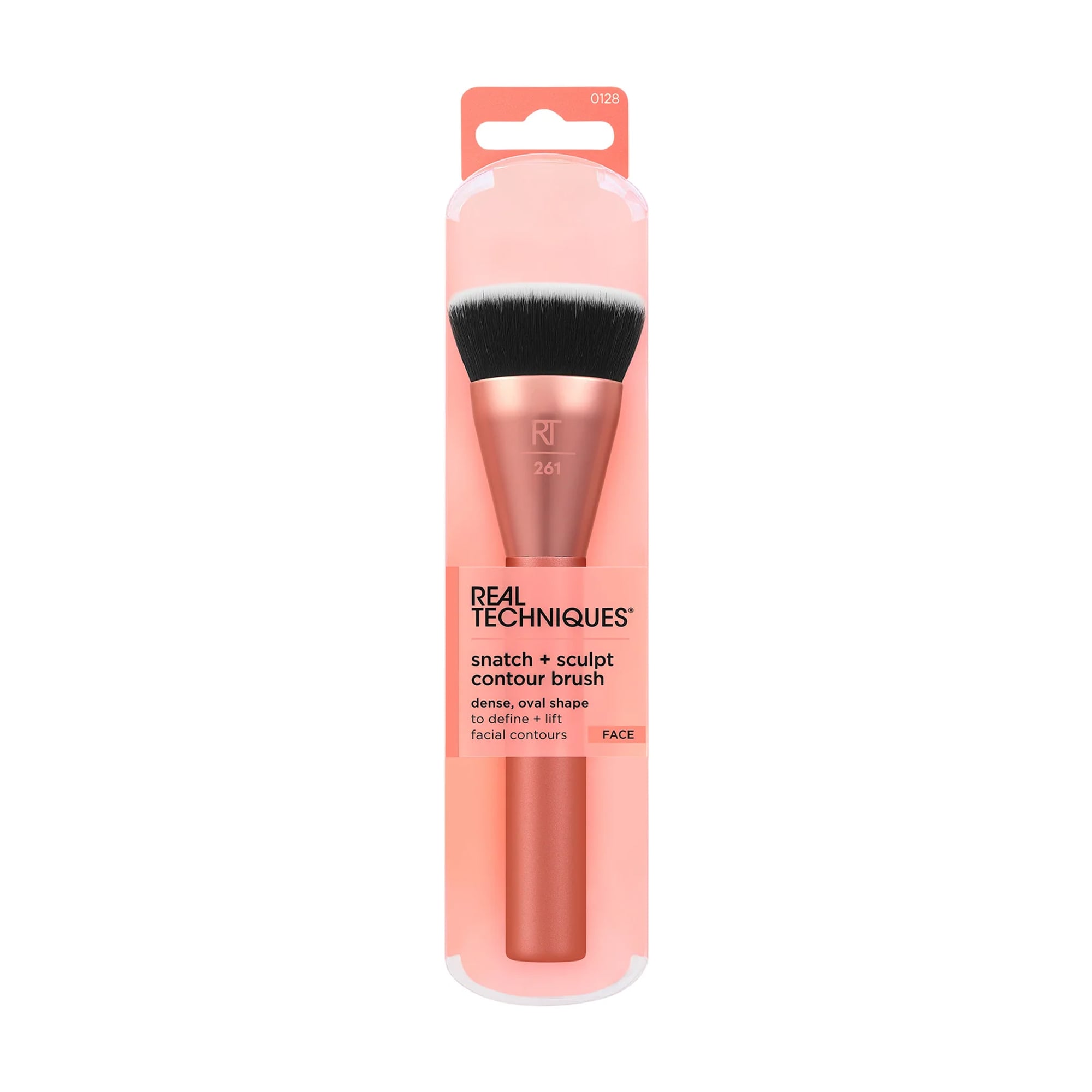 Пензлик для скульптурування та контурингу обличчя Real Techiques Snatch + Sculpt Contour Brush 261, 1 шт